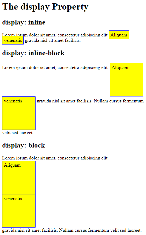 آموزش عناصر inline-block